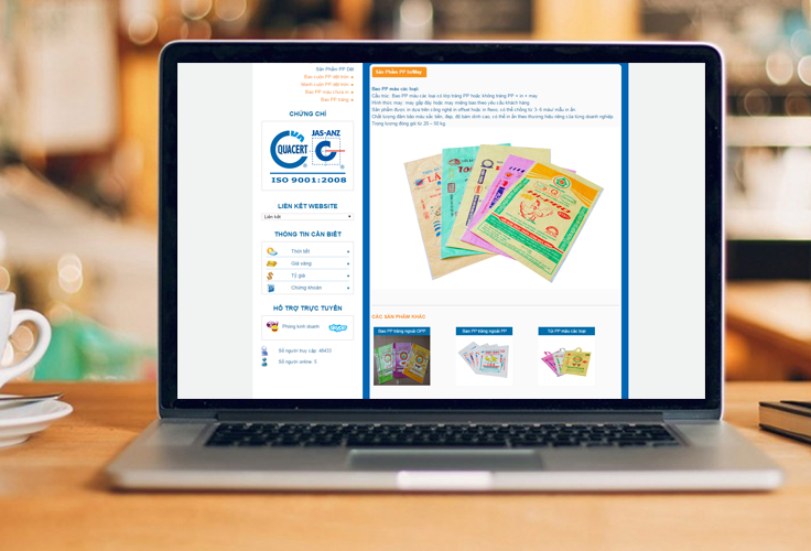 Thiết kế giao diện website độc quyền